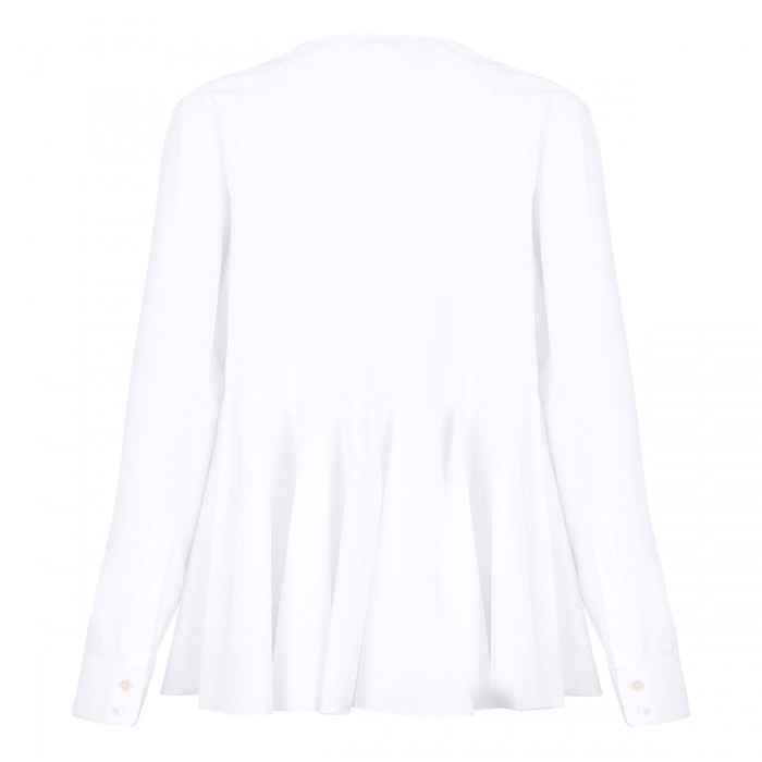 Le Noir Cortina Flared Poplin Shirt