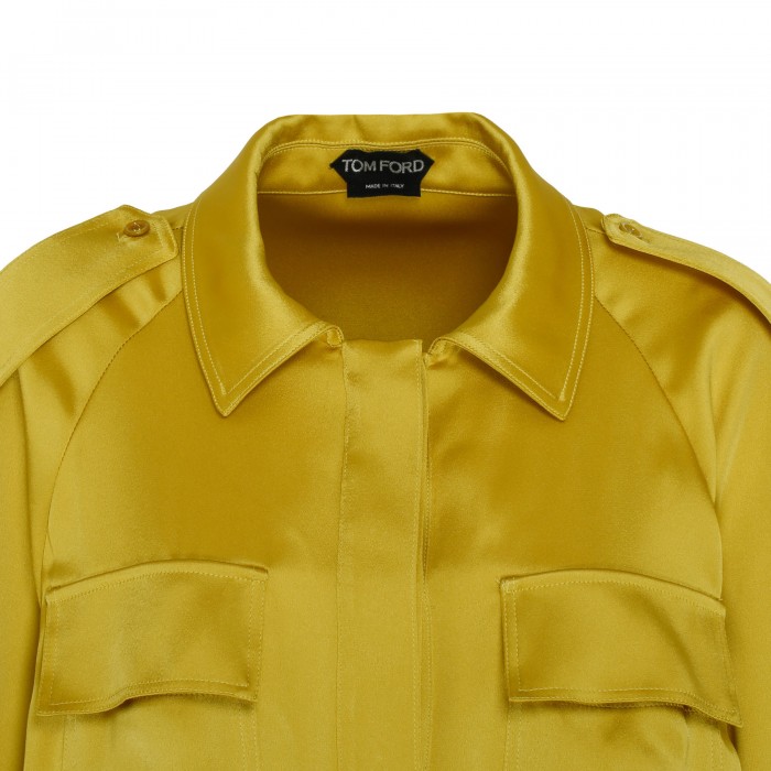 Le Noir Cortina Fluid Satin Coat Dress