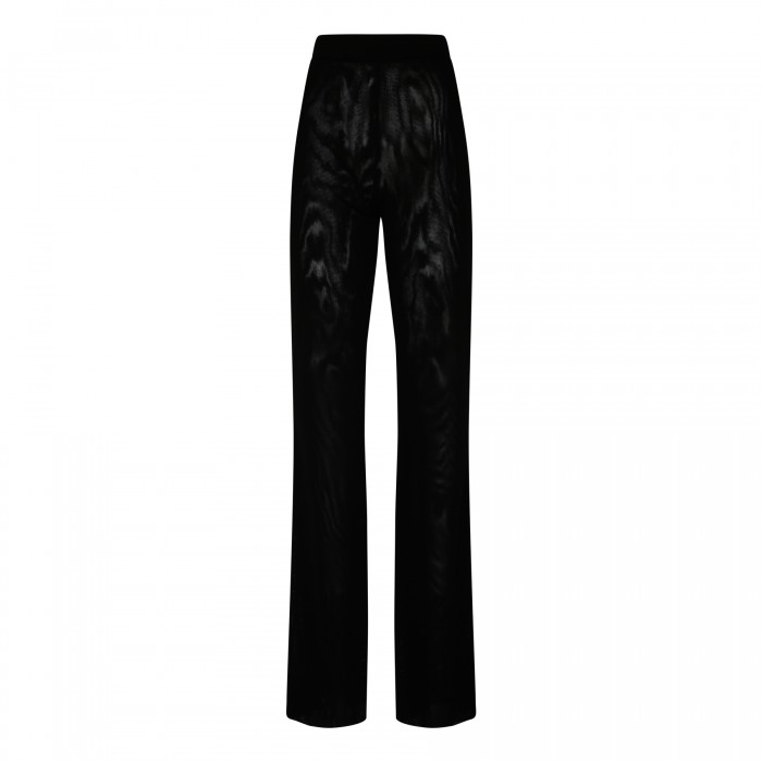 le noir cortina Gaia black tulle crepe pants