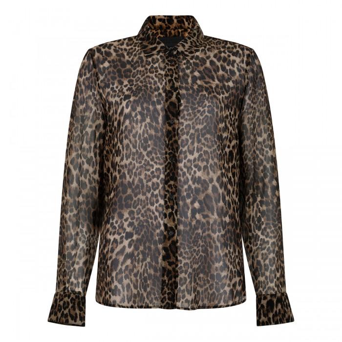 le noir cortina Gaia silk shirt