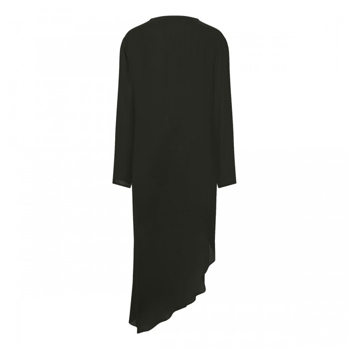 Le Noir Cortina Georgette Draped Dress