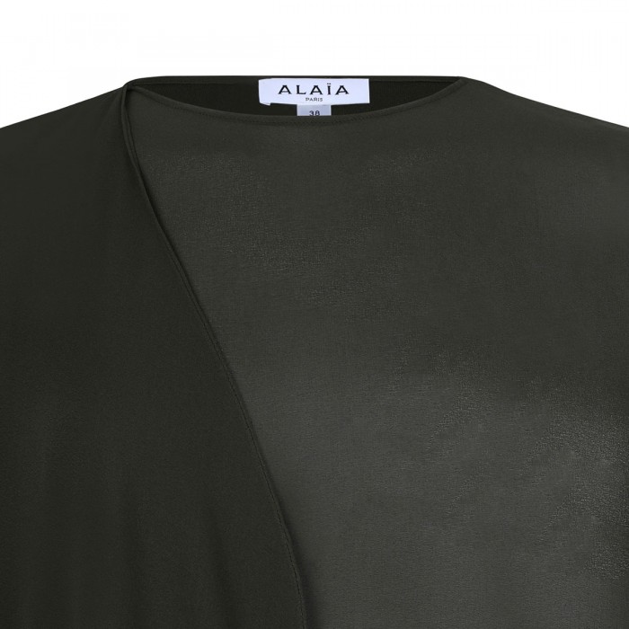 Le Noir Cortina Georgette Draped Dress