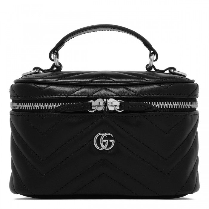 le noir cortina GG Marmont mini vanity bag