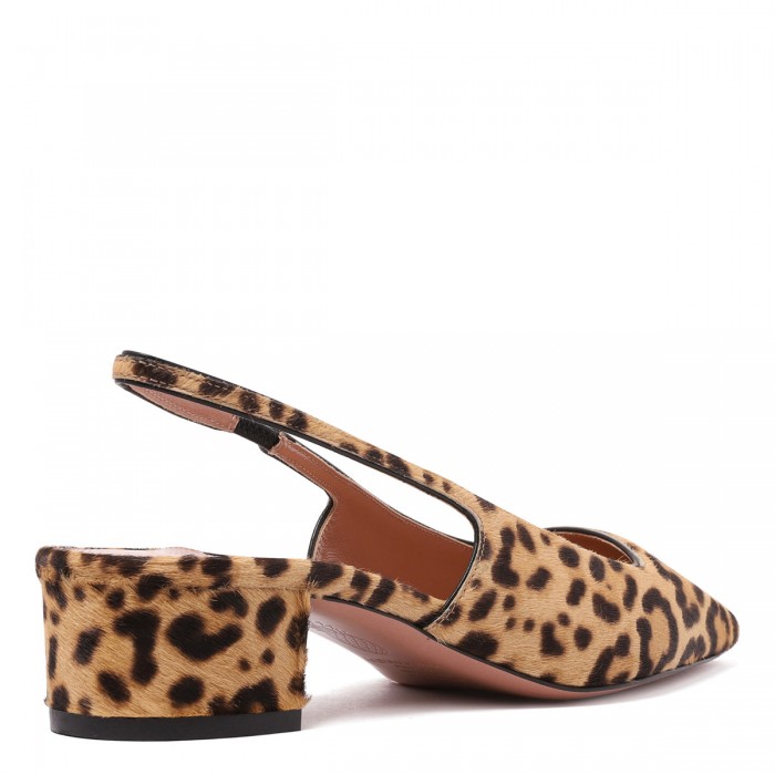 Le Noir Cortina Ginza 35 Leopard Slingback Pumps