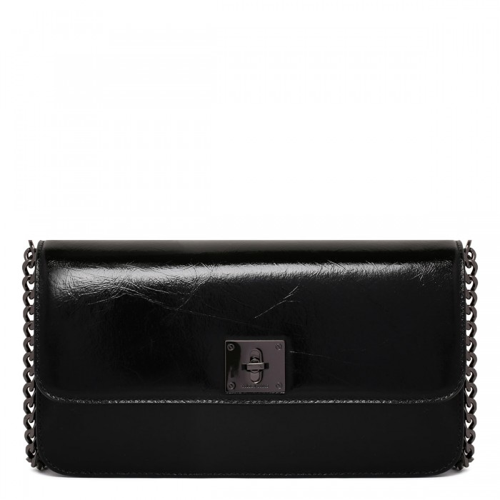le noir cortina Gioia black shoulder bag
