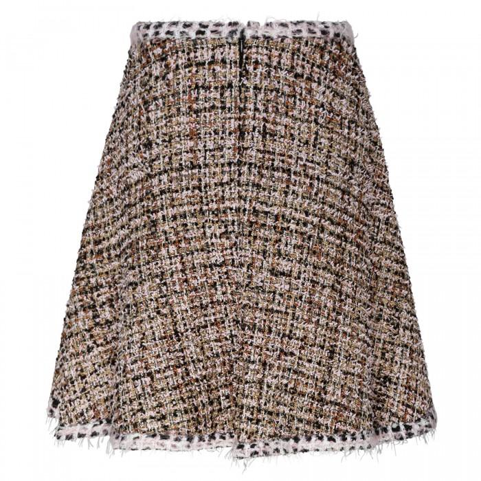 Le Noir Cortina Gold Tweed Skirt