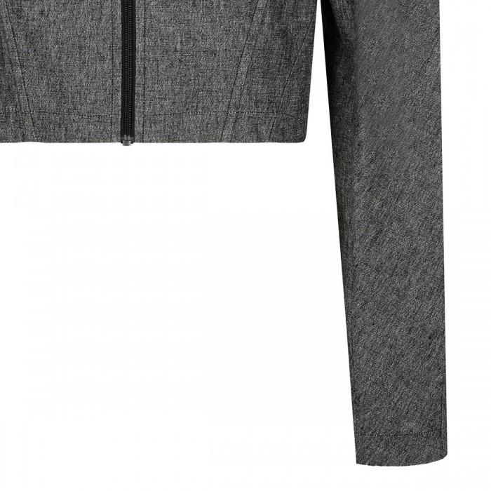 Le Noir Cortina Gray Cropped Jacket