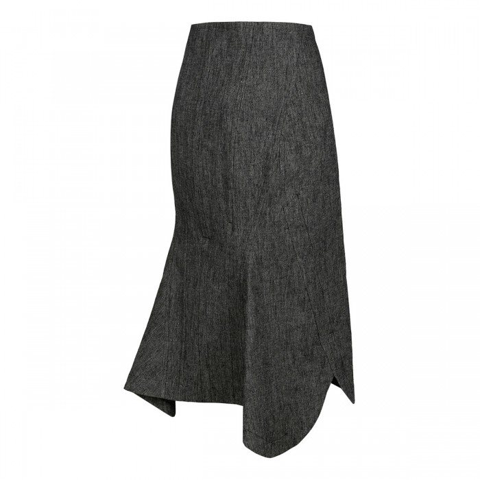 Le Noir Cortina Gray Mermaid Skirt