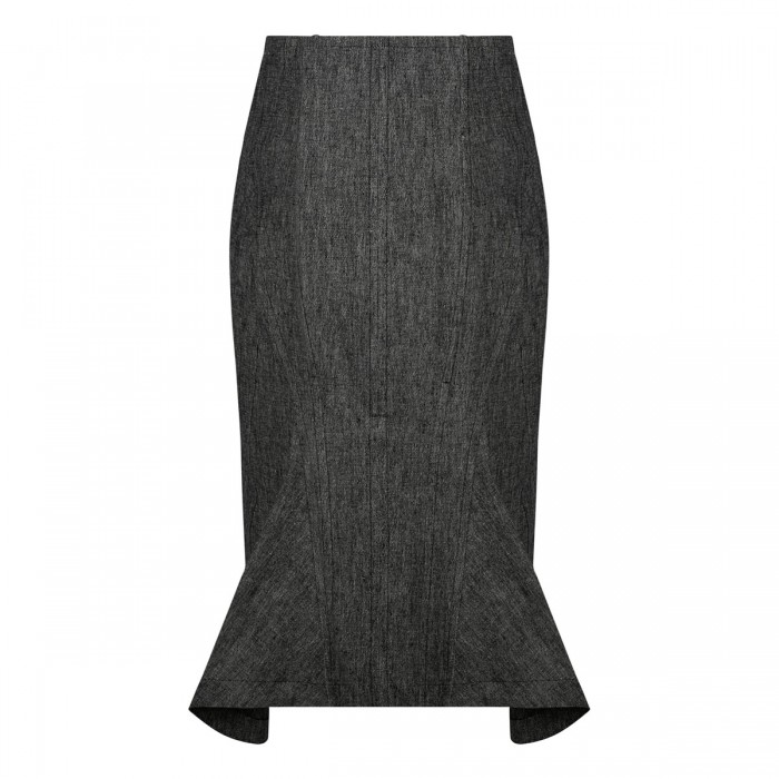 Le Noir Cortina Gray Mermaid Skirt