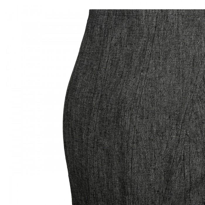 Le Noir Cortina Gray Mermaid Skirt