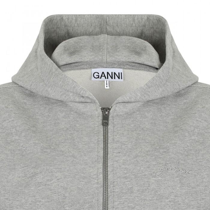 Le Noir Cortina Gray Teddy Hoodie