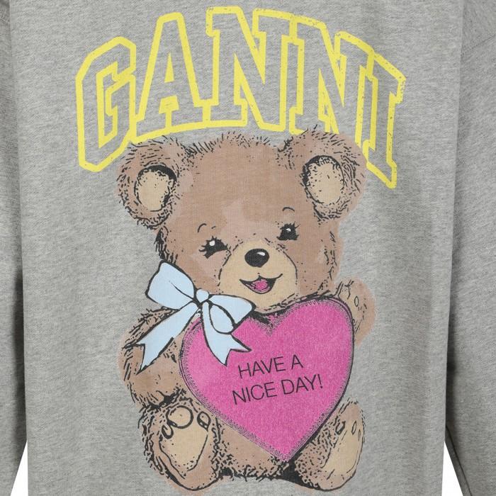 Le Noir Cortina Gray Teddy Hoodie
