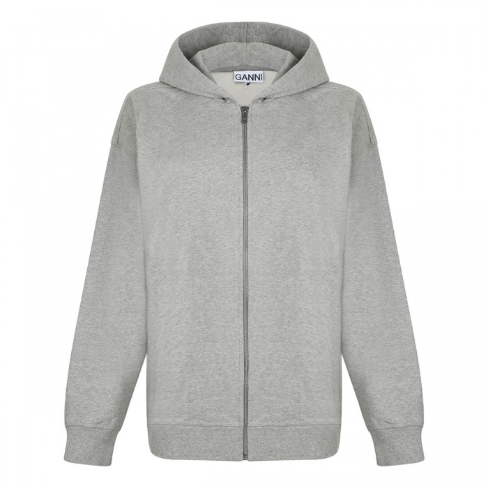 le noir cortina Gray Teddy hoodie
