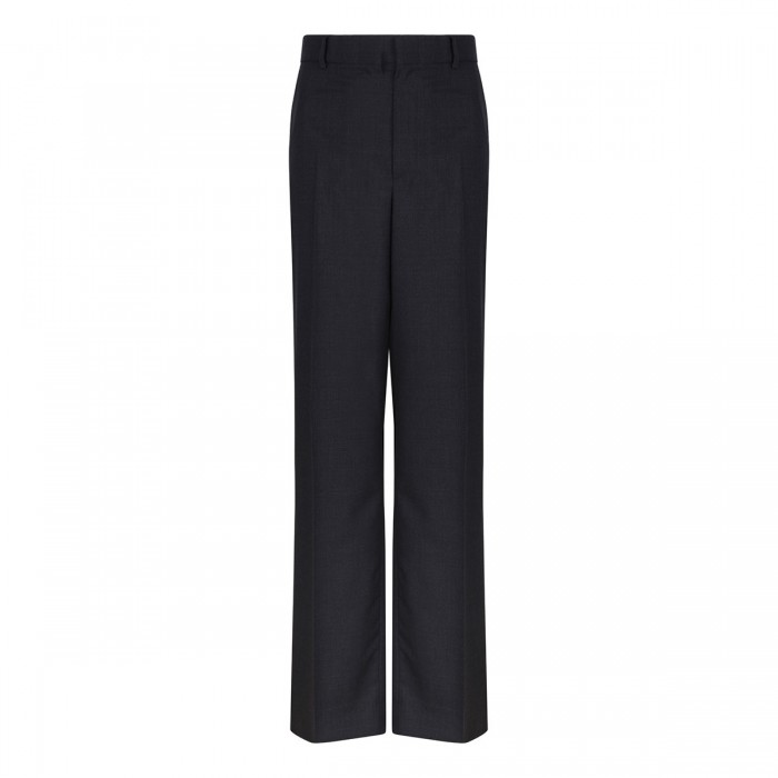 le noir cortina Gray wool pants