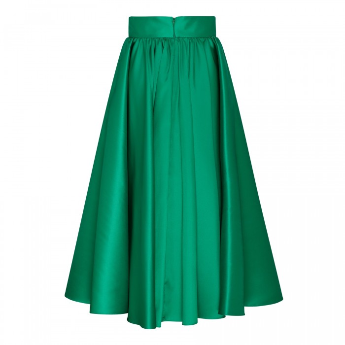 Le Noir Cortina Green Pleated Skirt