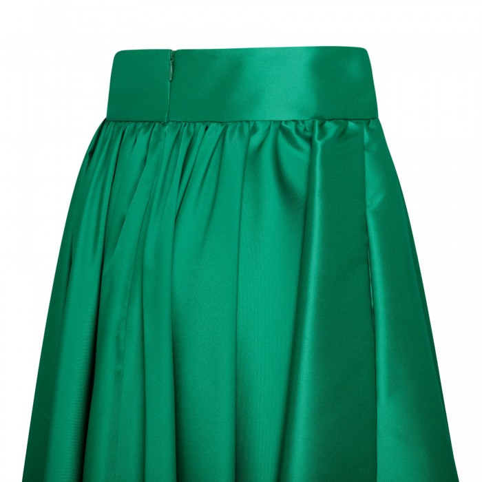 Le Noir Cortina Green Pleated Skirt