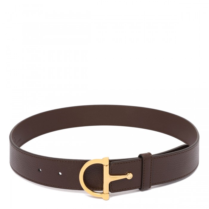 le noir cortina Half-Horsebit buckle belt