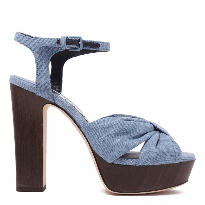 le noir cortina Heloise 120 platform sandals