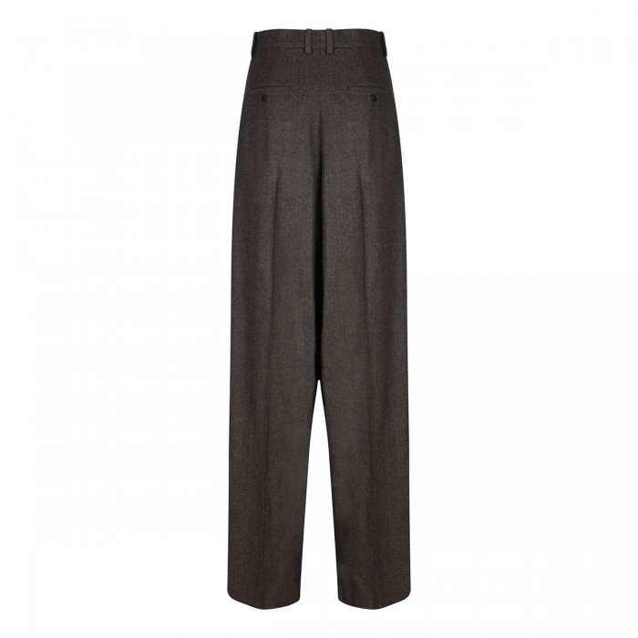 Le Noir Cortina Herringbone Wool Pants