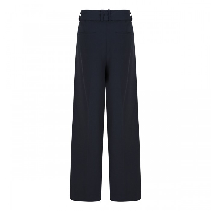 Le Noir Cortina High-waist Belted Wide-leg