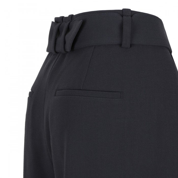 Le Noir Cortina High-waist Belted Wide-leg