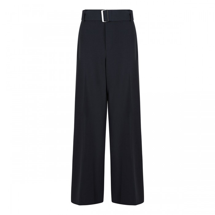 le noir cortina High-waist belted wide-leg