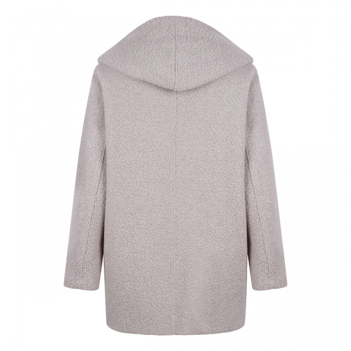 Le Noir Cortina Hooded Double Breasted Jacket