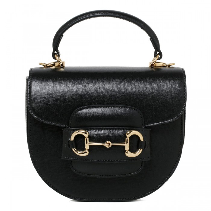 le noir cortina Horsebit 1955 mini top handle bag