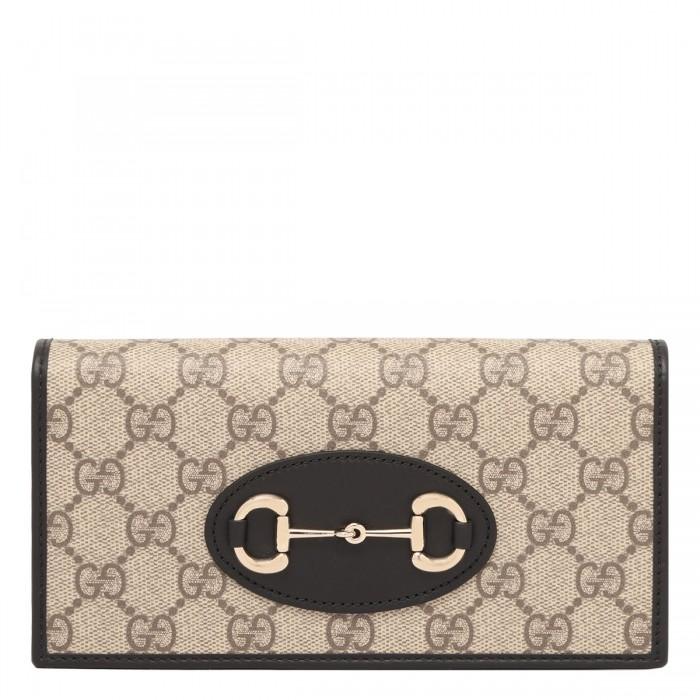 le noir cortina Horsebit 1955 wallet on chain