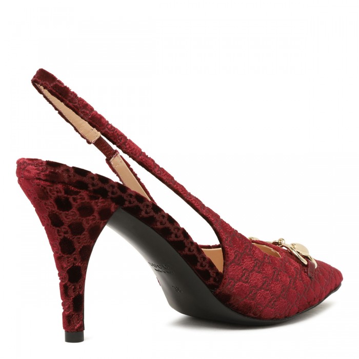 Le Noir Cortina Horsebit Slingback Pumps