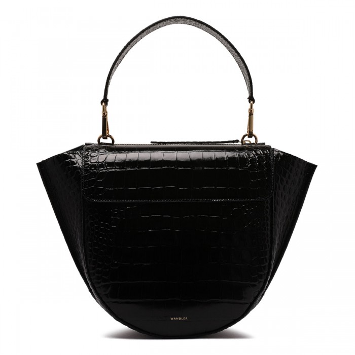le noir cortina Hortensia medium bag