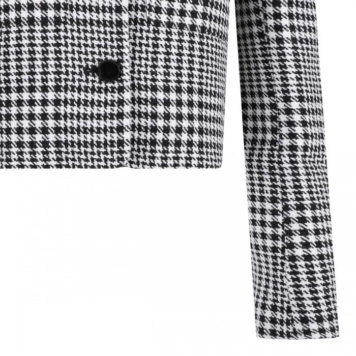Le Noir Cortina Houndstooth Crystal Trim Jacket