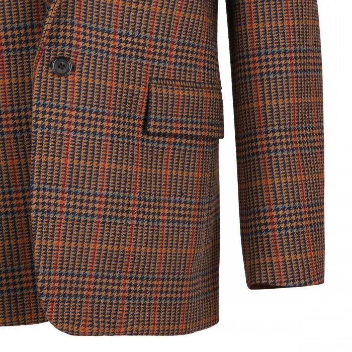 Le Noir Cortina Houndstooth Wool Blazer