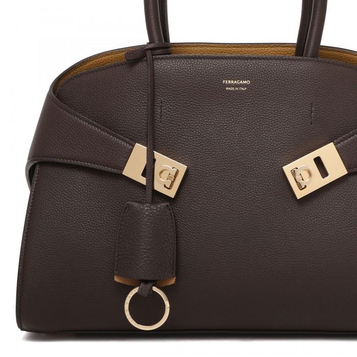 Le Noir Cortina Hug S Dark Brown Handbag