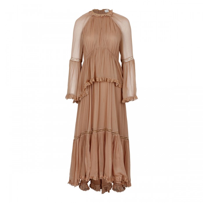 le noir cortina Hypnotic peplum flutter dress