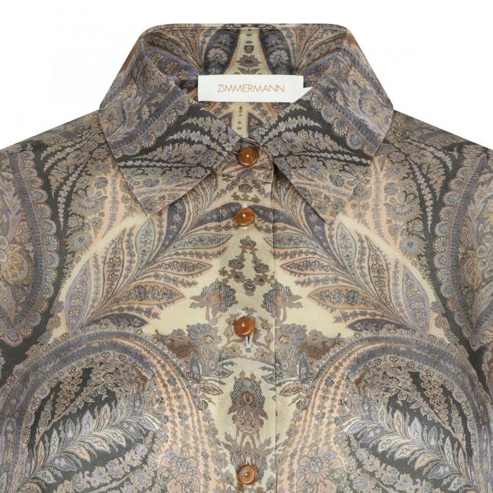 Le Noir Cortina Hypnotic Satin Shirt