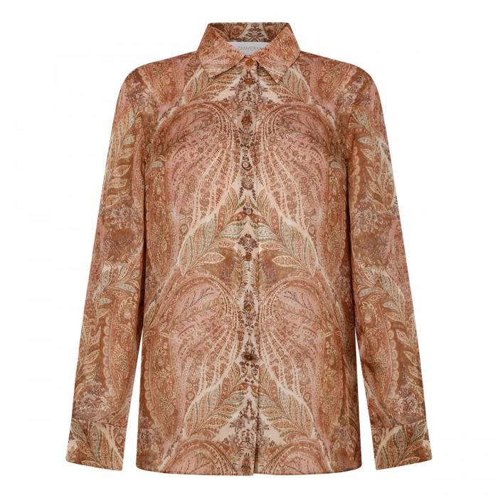 le noir cortina Hypnotic satin shirt