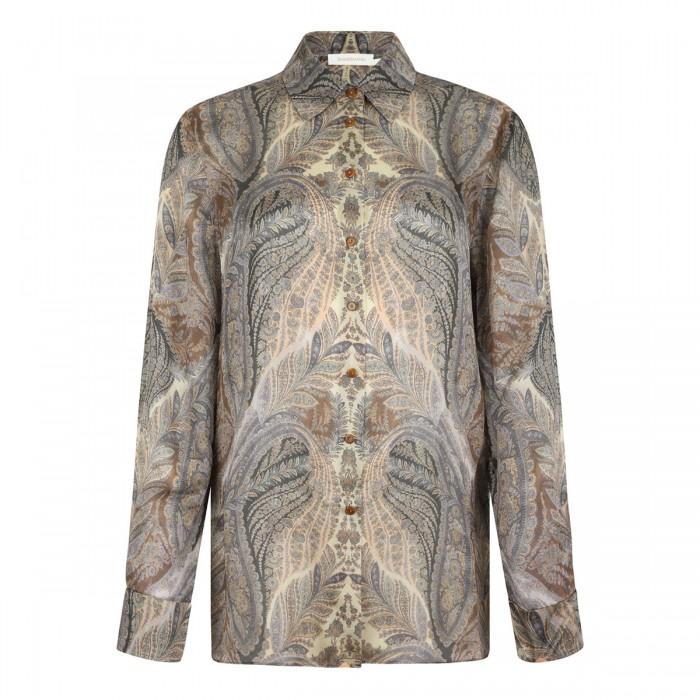 le noir cortina Hypnotic satin shirt