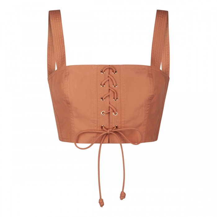 le noir cortina Isla crop top