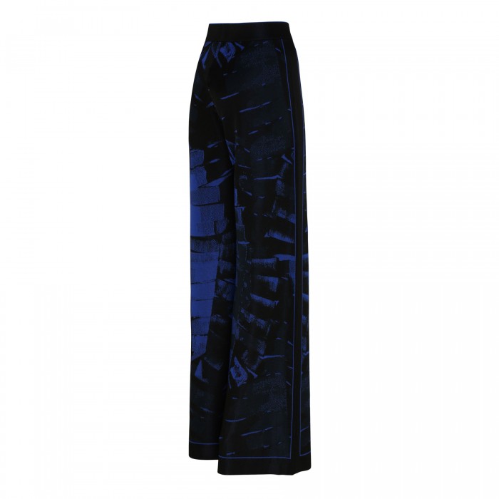 Le Noir Cortina Jacquard Palme Pants