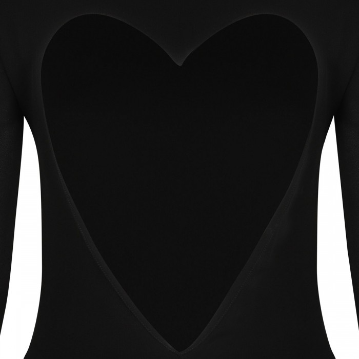Le Noir Cortina Jersey Heart Dress