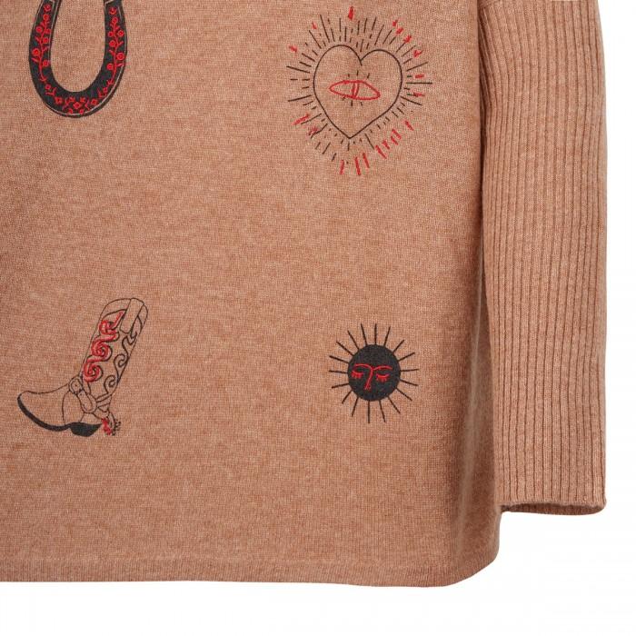 Le Noir Cortina Josephine Cashmere Poncho Sweater