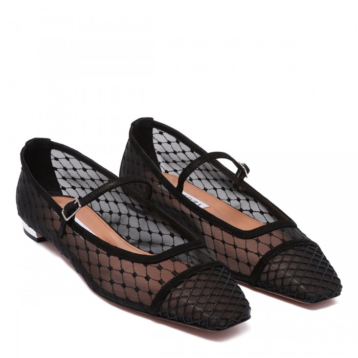 Le Noir Cortina Juliette Mesh Ballerinas