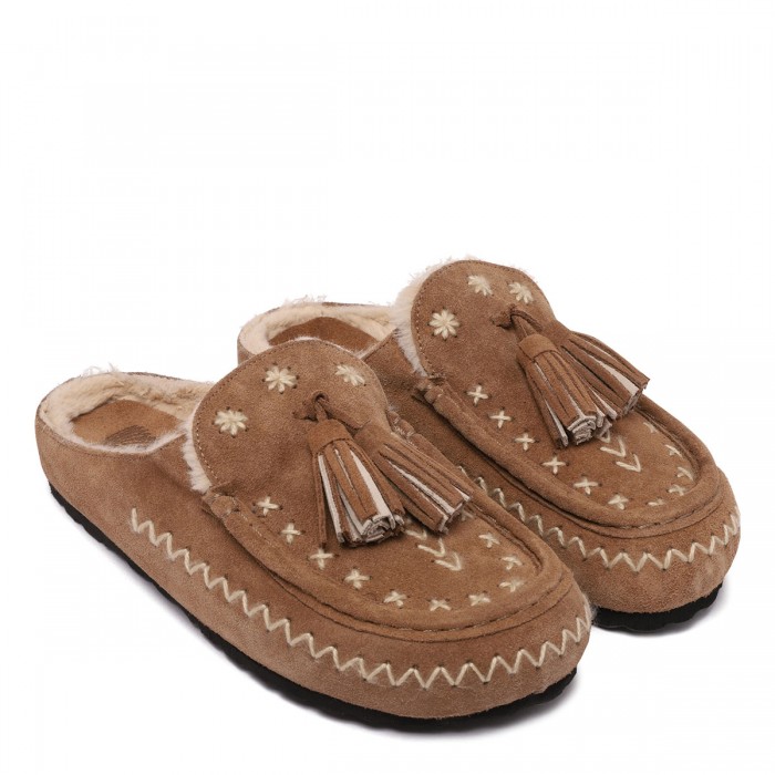 Le Noir Cortina Kai Suede Mules