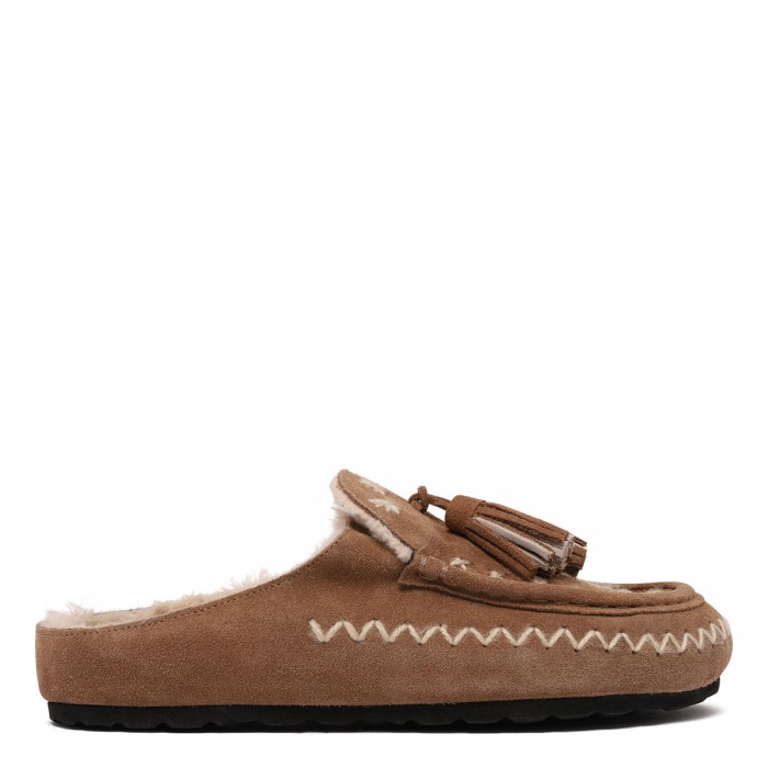 le noir cortina Kai suede mules