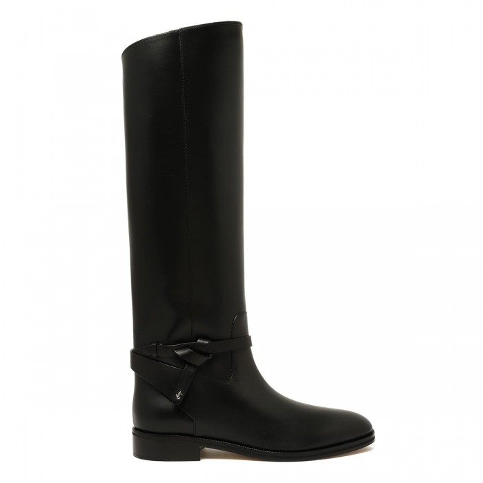 le noir cortina Lawton knee boots