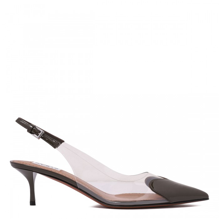 le noir cortina Le cœur 55 slingback pumps