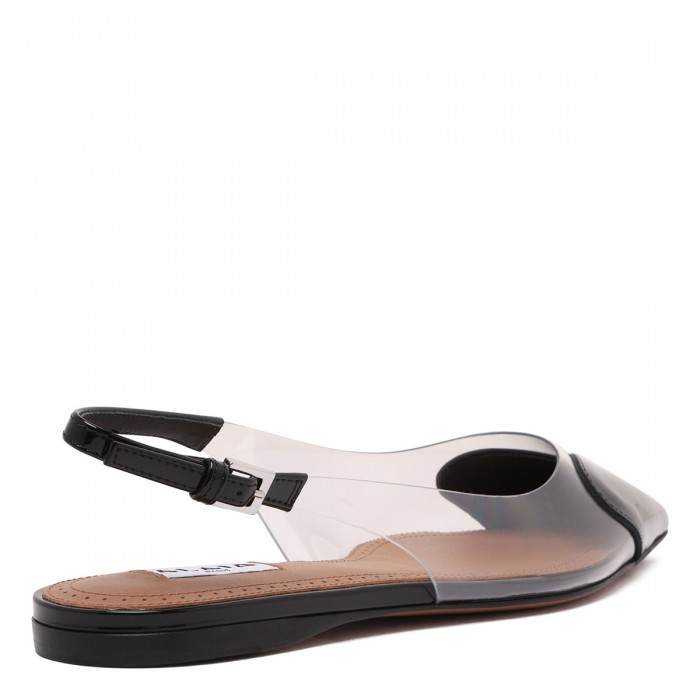 Le Noir Cortina Le Cœur Flat Slingbacks