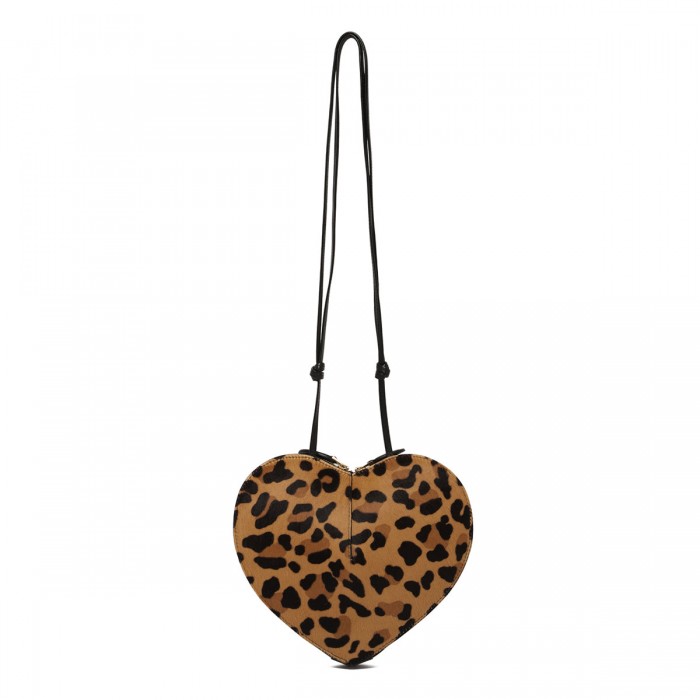 Le Noir Cortina Le Coeur Leopard Haircalf Bag