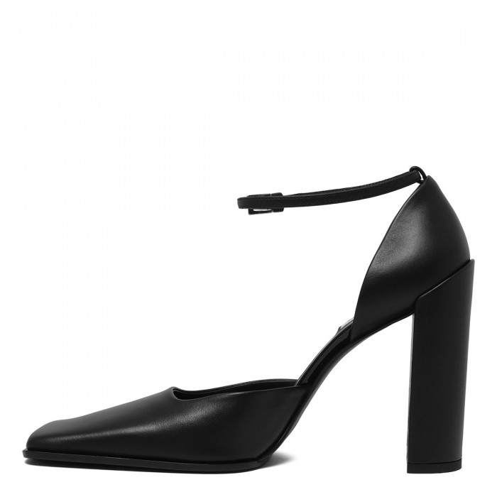 Le Noir Cortina Leather D'Orsay Pumps